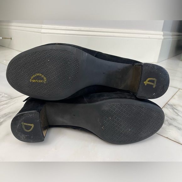 Tory Burch 41621 Black Over The Knee Suede Leather Laila Block Heel Boots size 8 - Picture 4 of 16